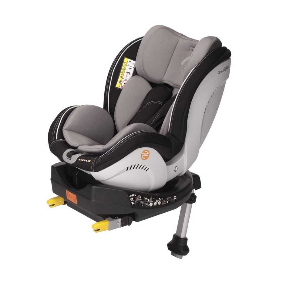 fotelik samochodowy Casual Play Volta FIX 0-18 kg jet/szary [jak nowy]