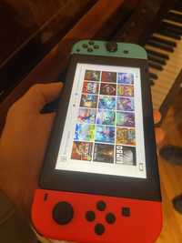 Nintendo switch 156 gb + 99 игр