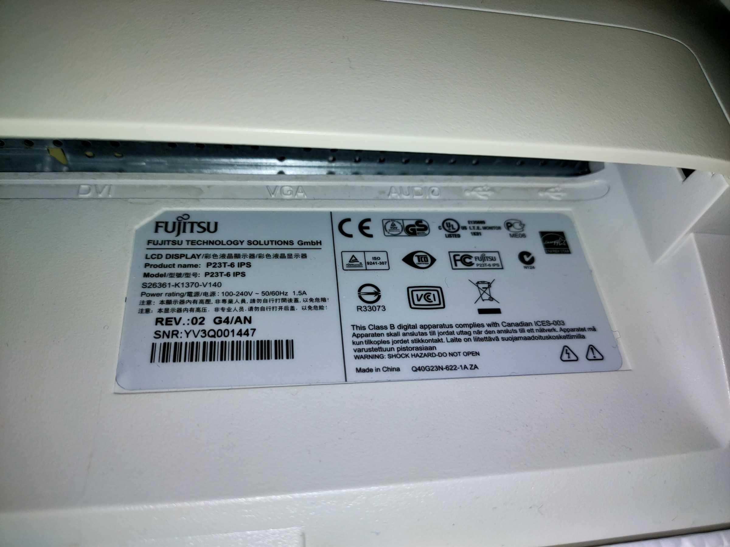 Monitor Fujitsu P23T-6 IPS 1920x1080