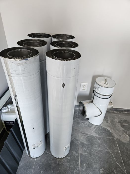 Труби для димоходу з нержавіючої сталі 304 ф130/200