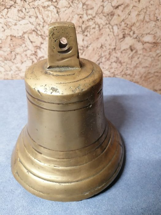 Dzwon mosiężny, dekoracja 23 cm