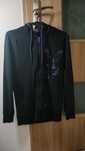 Bluza czarno-fioletowa