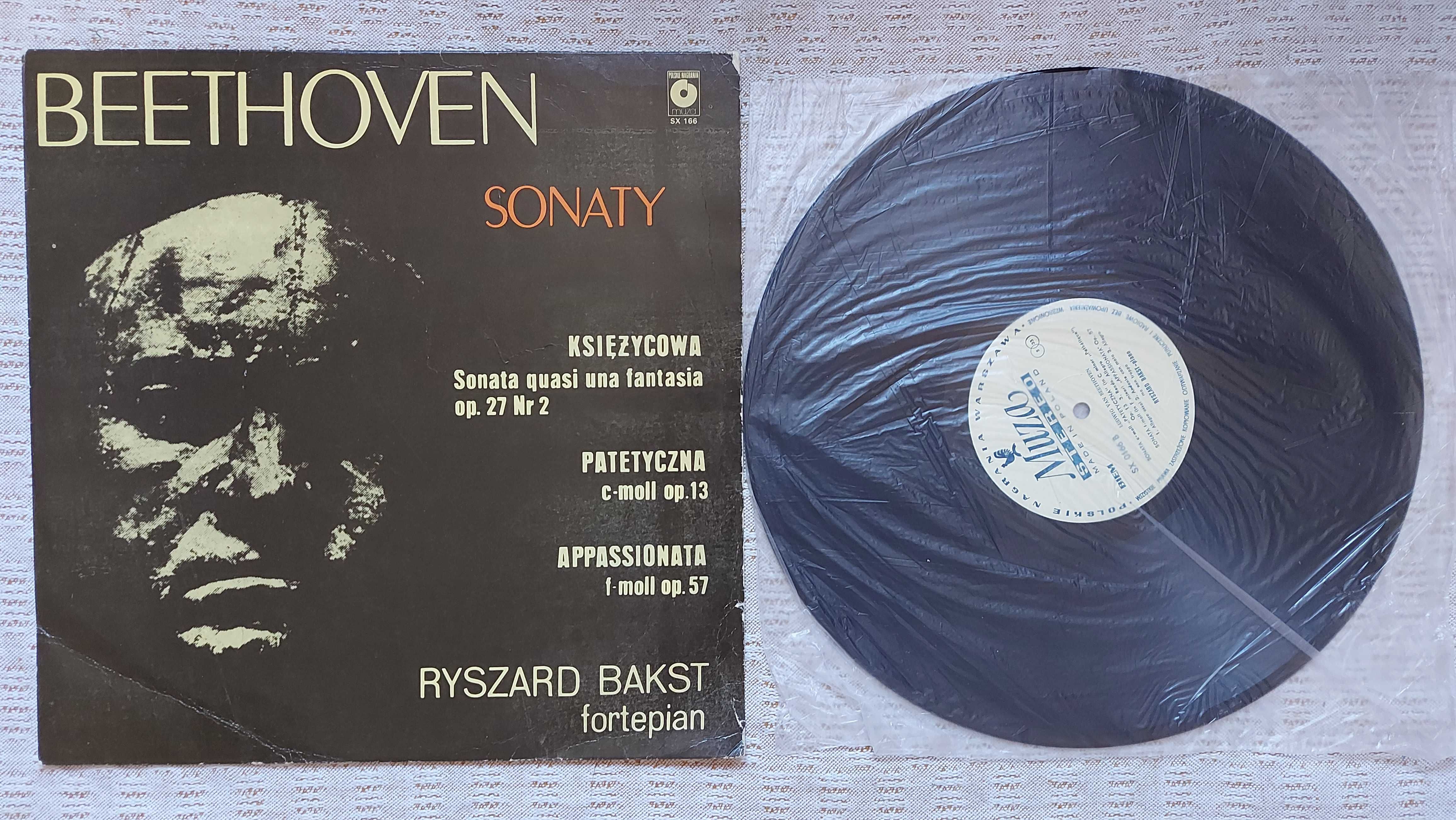 Beethoven  Ryszard Bakst  Beethoven Sonaty 1976 PL (NM/VG+)