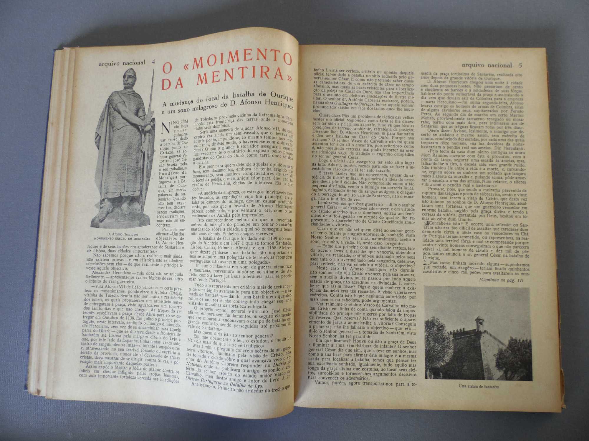 Livros Arquivo Nacional - 6 Vols, 3 Anos
