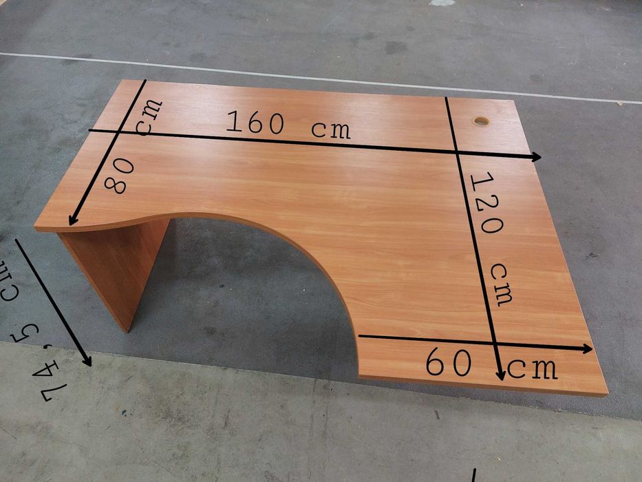 Biurko narożne używane solidne