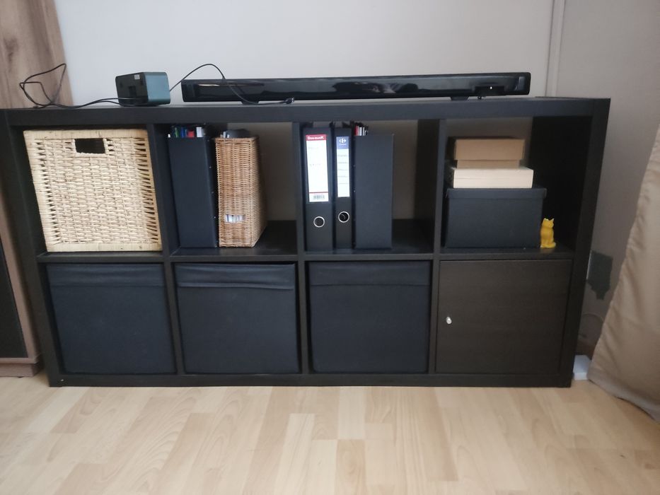 Kallax czarny 8x2