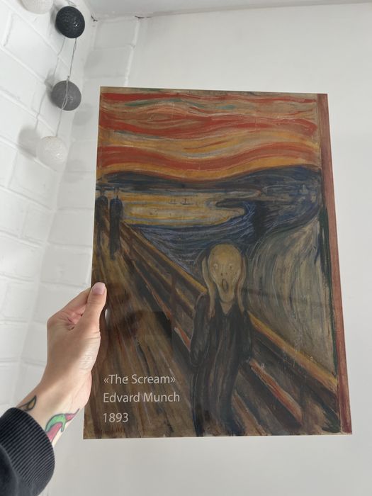 Постер Едвард Мунк «Крик» а3, висока якістт