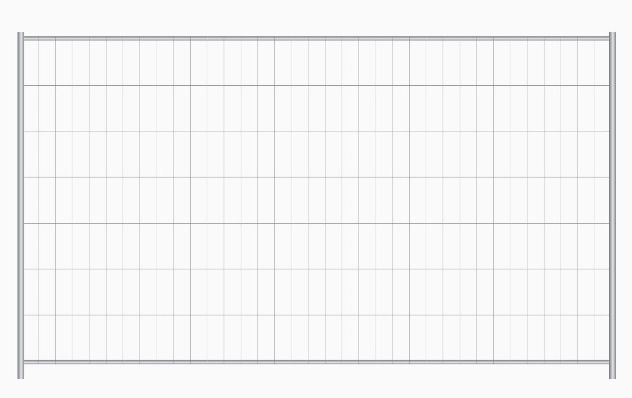 Ogrodzenie budowlane tymczasowe Ażurowe - Panel-2x3,5m