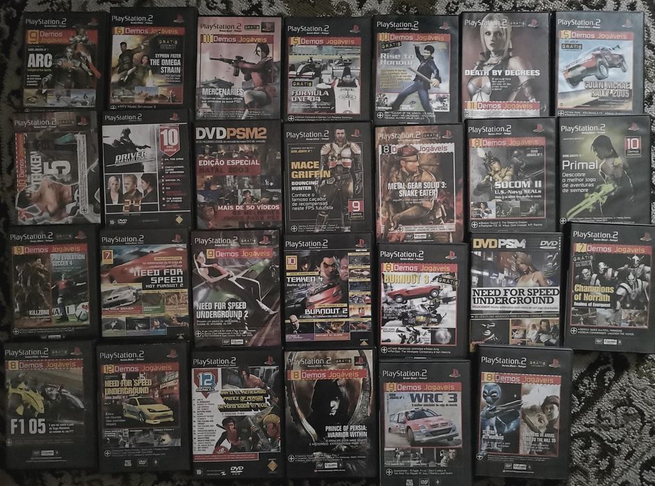 27 dvd de Demos para ps2