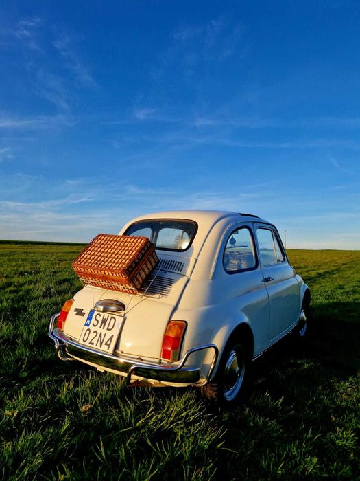 Fiat 500 z 1970 roku! Auto do ślubu, na wesele, jubileusz, sesję