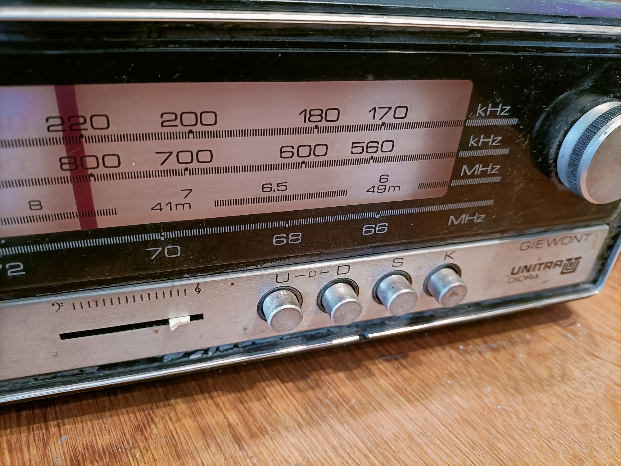 Stare radio Giewont UNITRA Diora