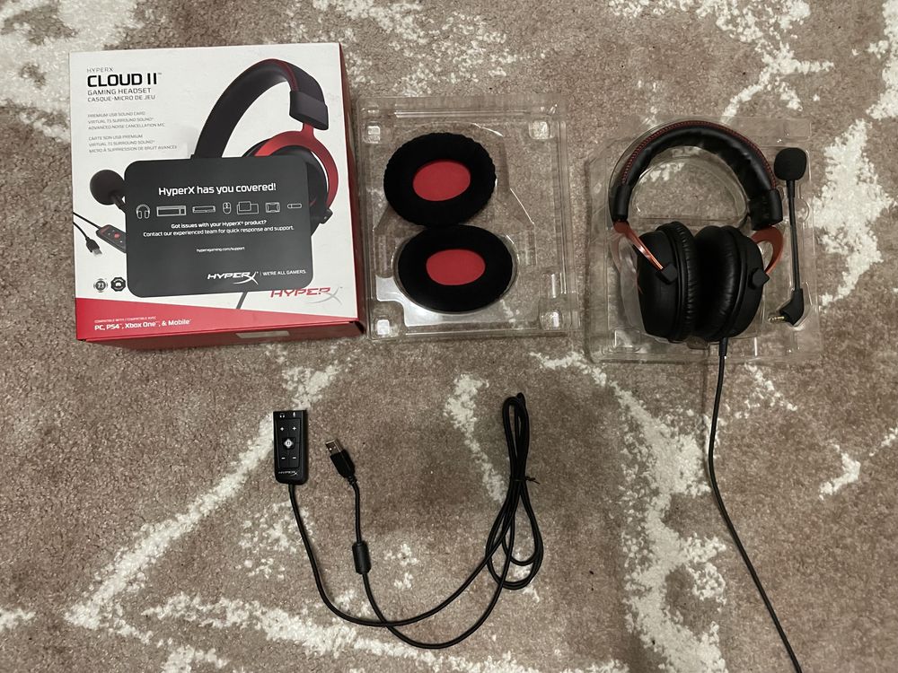 Навушники HyperX Cloud 2 Red