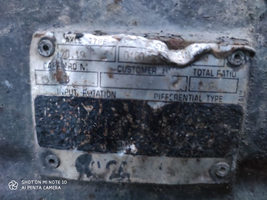 Przednia Oś Carraro 20.19 Renault Ares 610/620/630/ 640