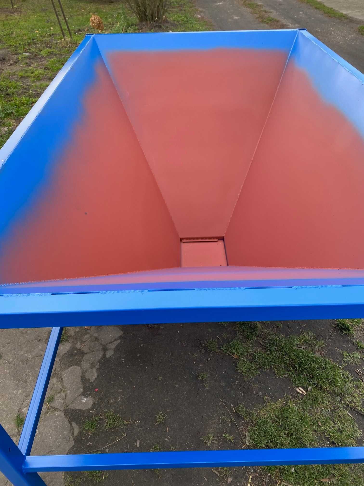 Kosz zasypowy, kosz przyjęciowy, bufor, paczkarka, zasobnik, separator