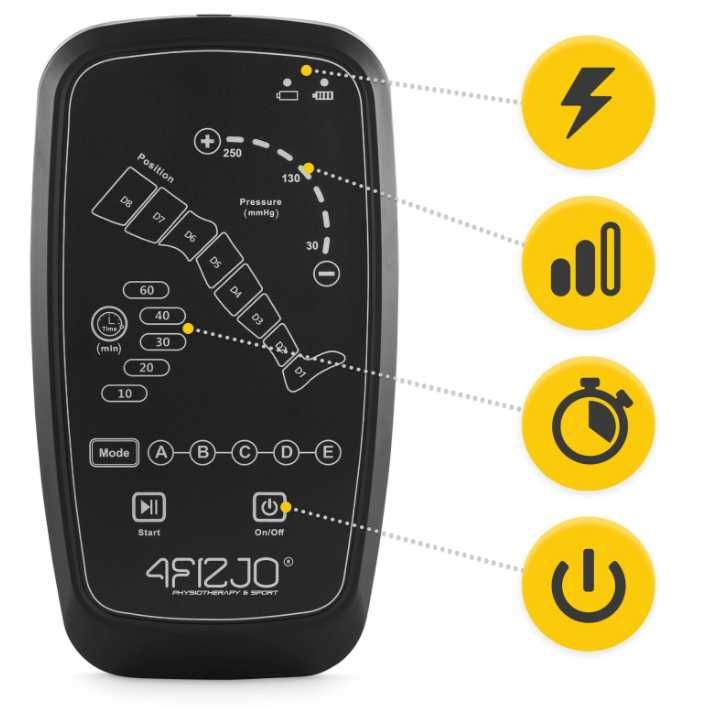 Aparat do drenażu limfatycznego PRO C8 Air Compression Therapy System