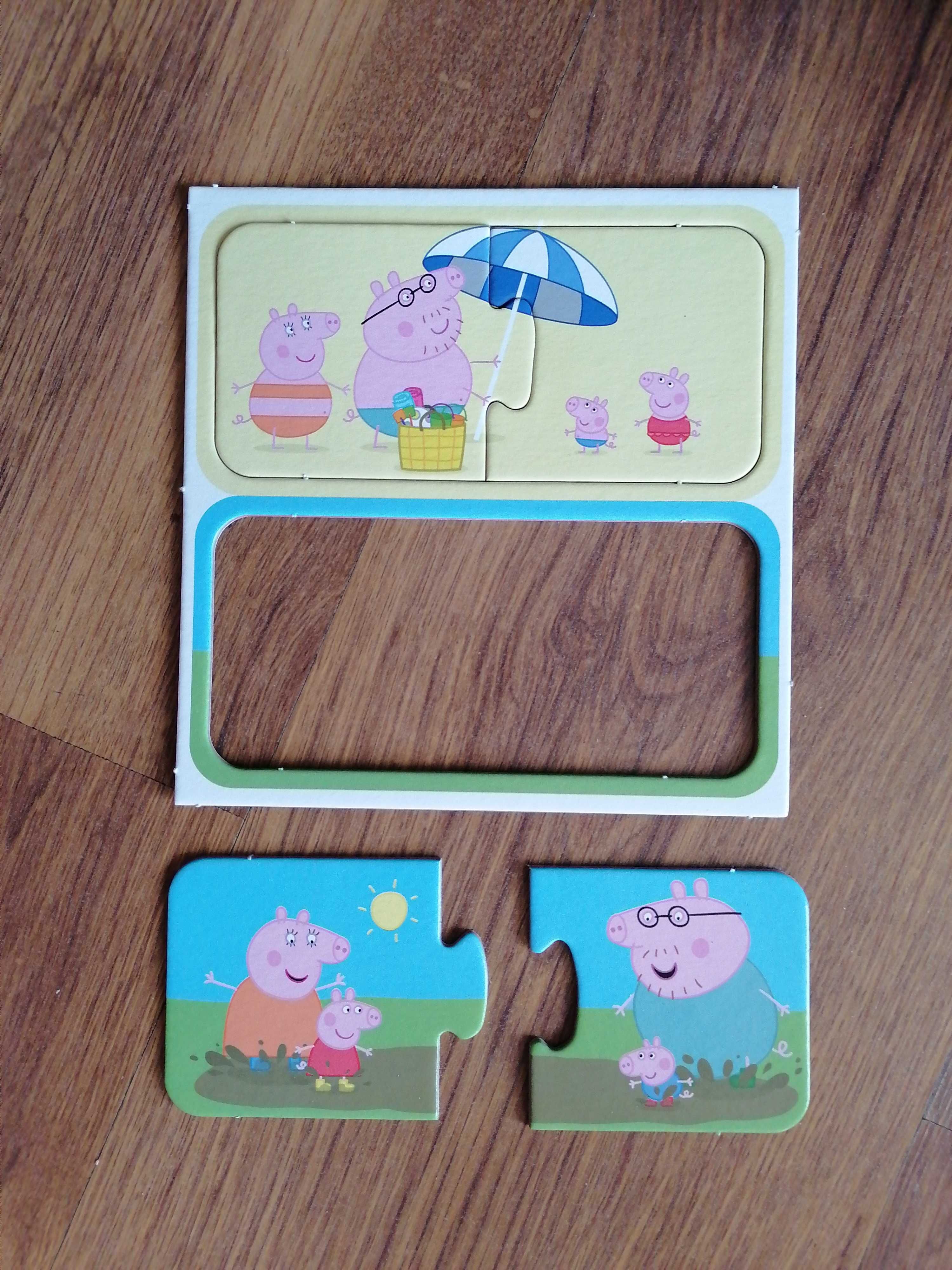 Układanka logiczna - Peppa Pig.