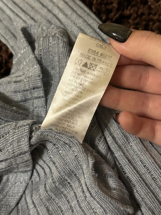 Блакитна кофтинка від бренду Balmain | оригінальна