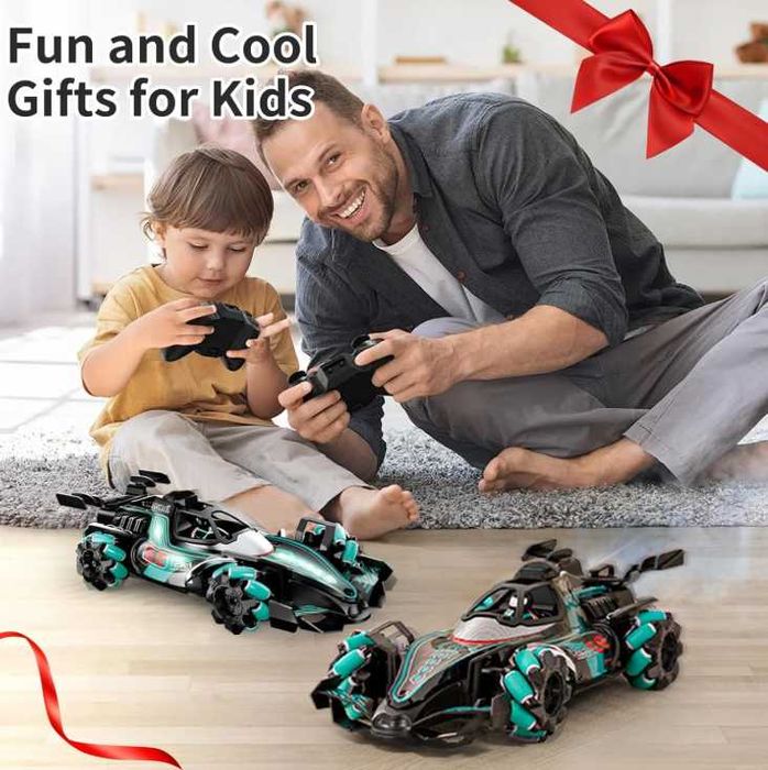 ТОП 25! Гоночна дріфт машинка 4х4 радіокерована,датчікЖестівСпецефекти