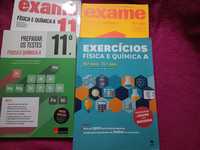 Livros de preparação  o exame Nacional de Física e Química.