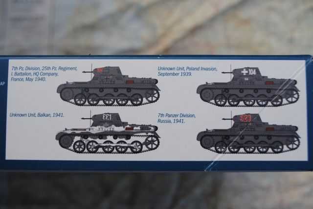 Збірна модель німецького танка Pz kpfw II B в масштабі 1/35
