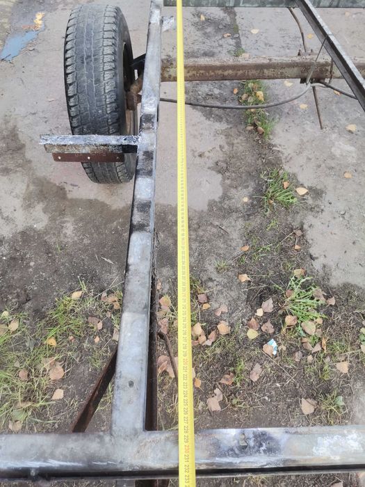 Orginalne podwozie przyczepki niewiadow z hamulcem najazdowym, 1500