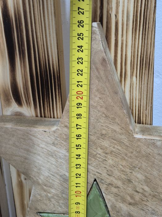 Gwiazdka świąteczna z drzewa 2 w 1