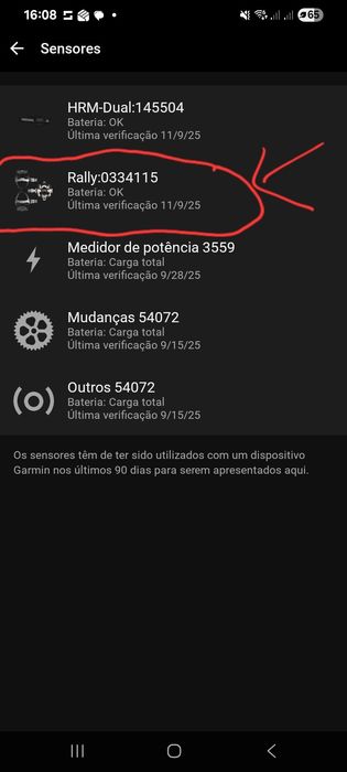 Pedais Garmin Rally XC200