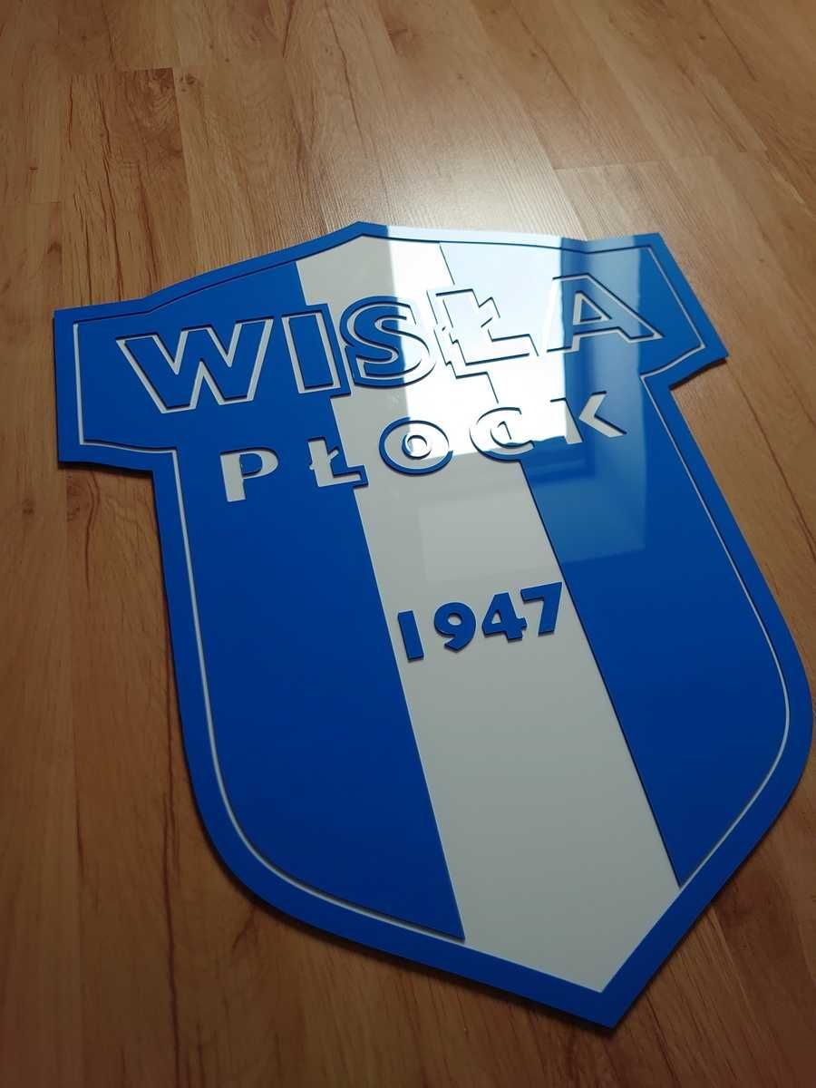 Wisła Płock Herb 3D na ścianę prezent dla męża chłopaka