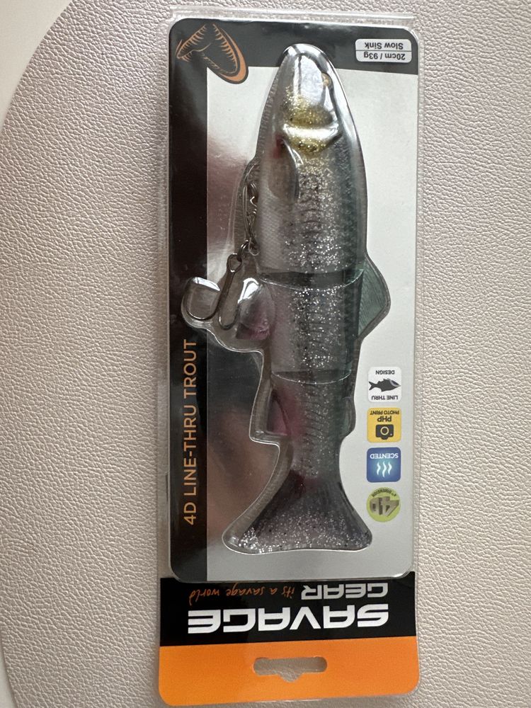 Guma / Przynęta Savage Gear 4D Line Thru Trout / 20 cm - 93g