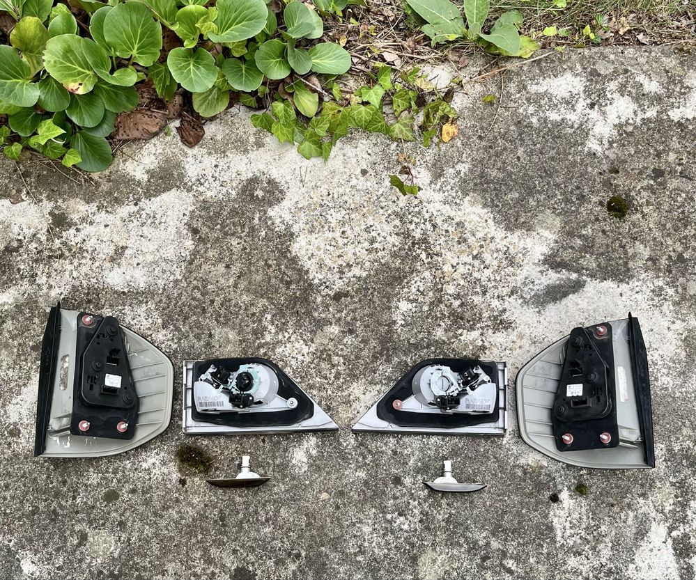 Przyciemnione lampy i migacze/kierunkowskazy do BMW X3 E83