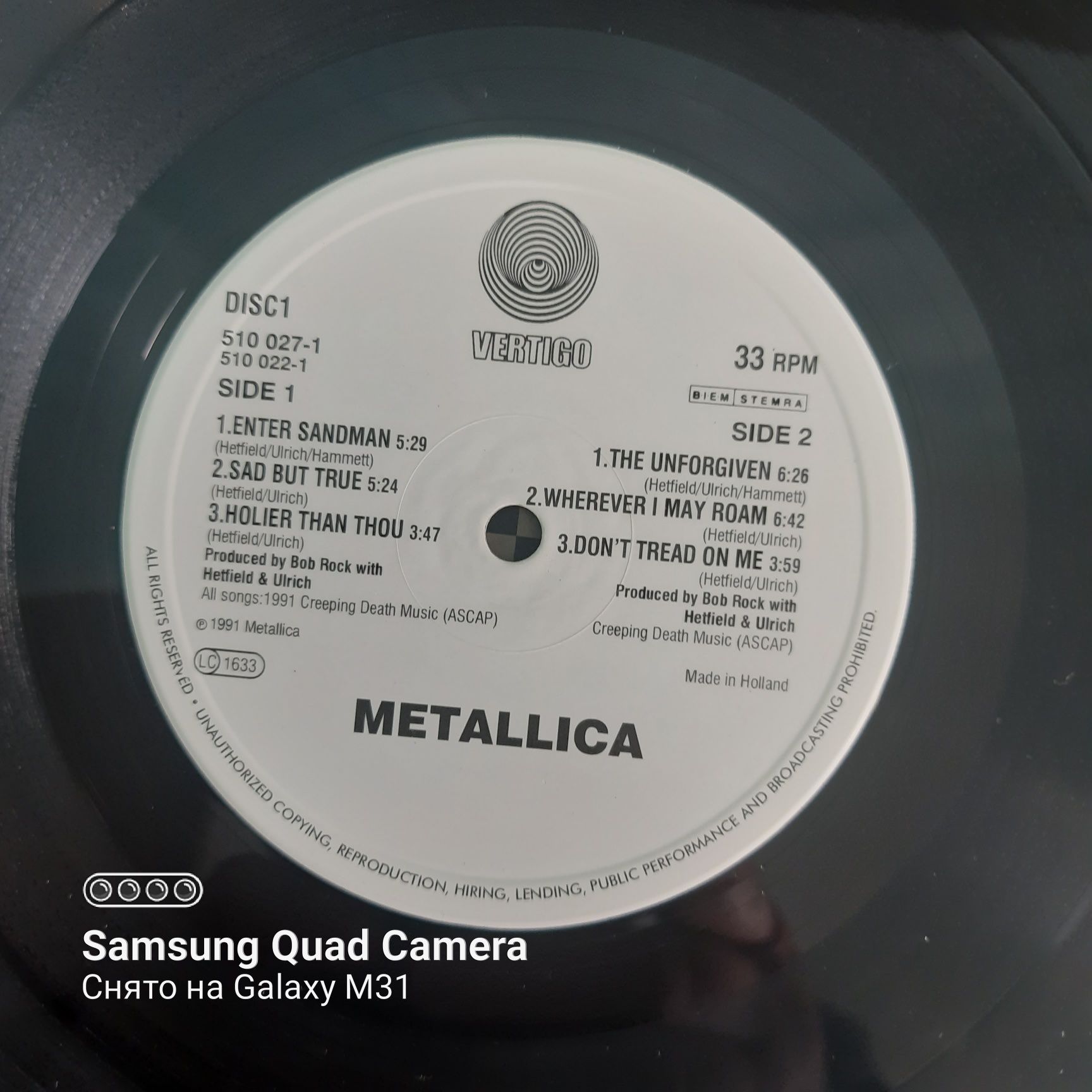 Продам Metallica LP Европа