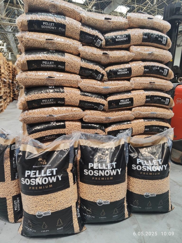 Pellet CERTYFIKOWANY, pellet A1 , pellet liściasty, pellet sosnowy ,