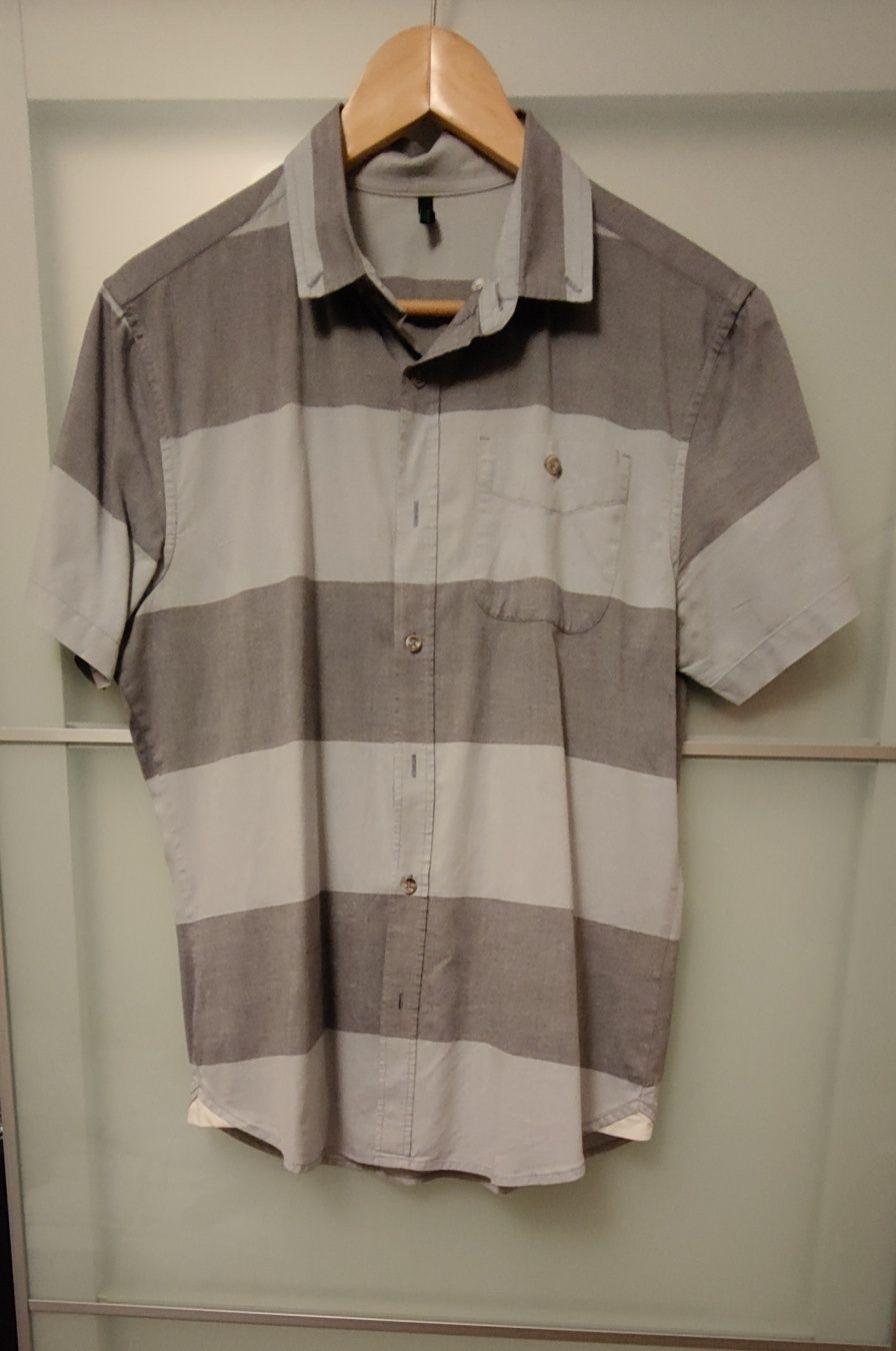 Camisa Benetton Cinza