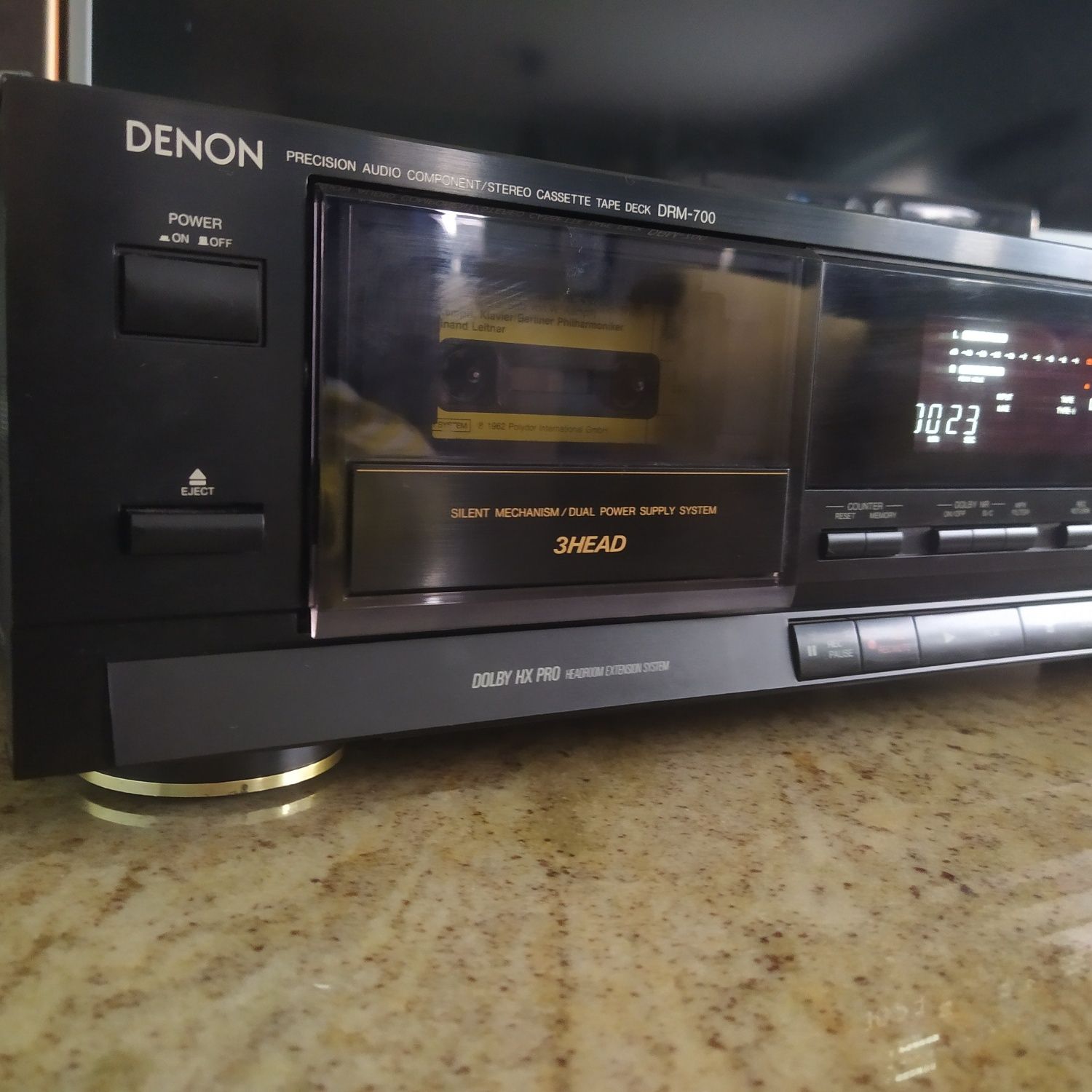 Magnetofon kasetowy Denon deck DRM-700 3head 3 głowicowy dolby hx pro