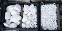 Otoczaki białe greckie śnieżnobiały Thassos kamień grys tona z dostawą