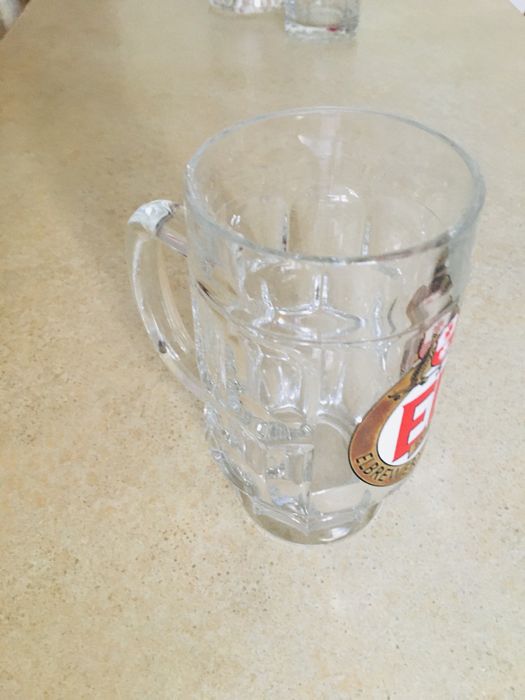 Kufle do piwa, trzy sztuki.