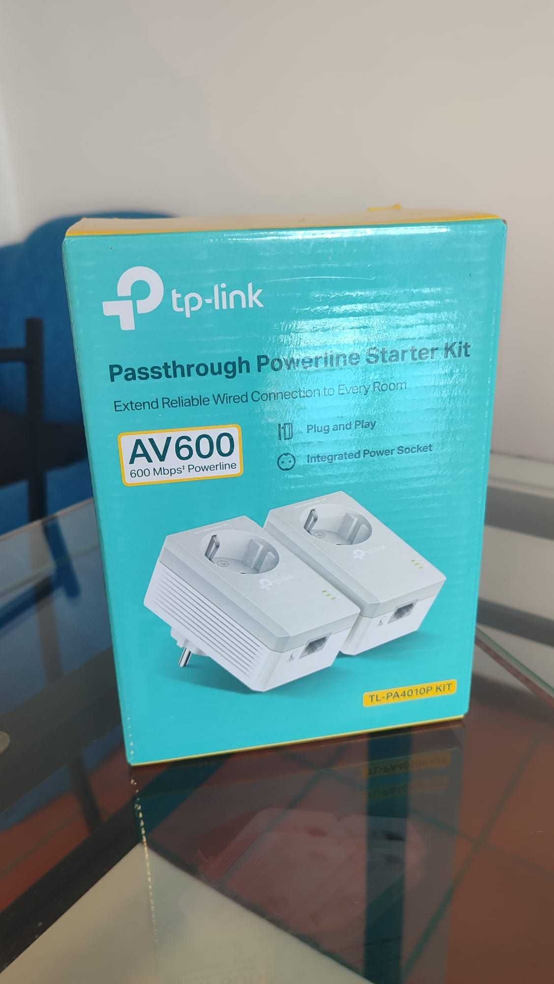 Powerline TP-LINK TL-PA4010PKit (AV600 - Passthrough)