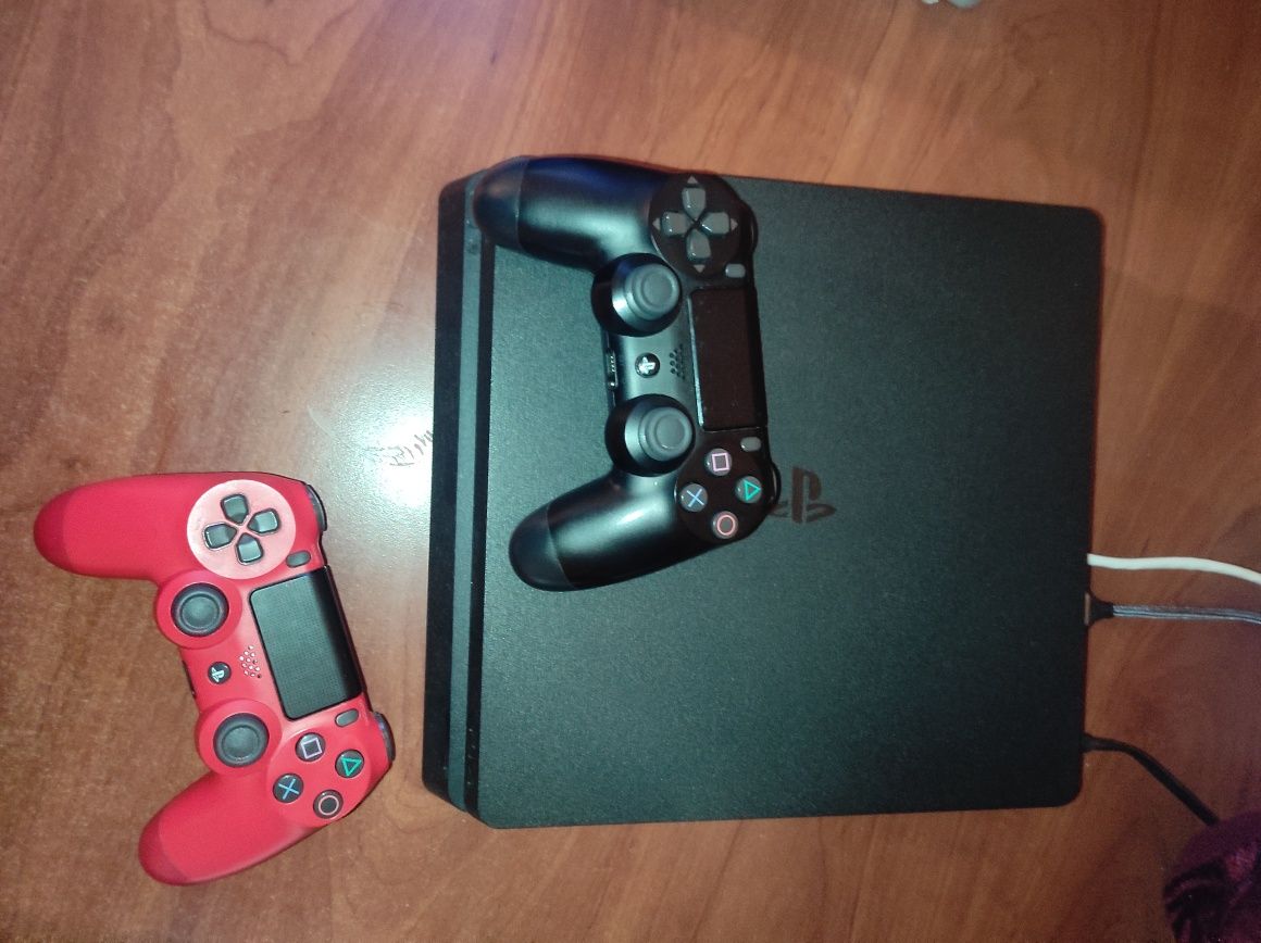 PS4 слімка два джойстика як нова