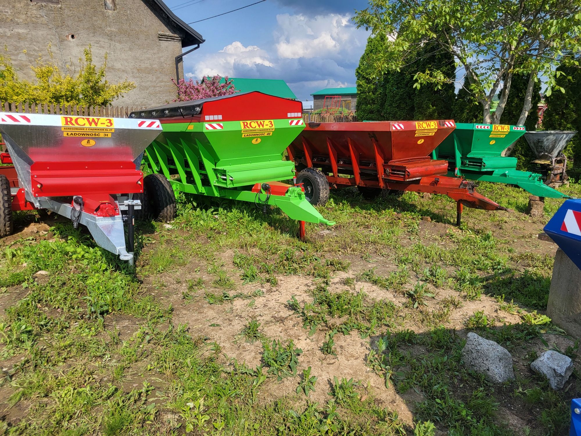 Rozsiewacz wapna Piast RCW3, ocynk, solarka, piaskarka RCW3, piast,