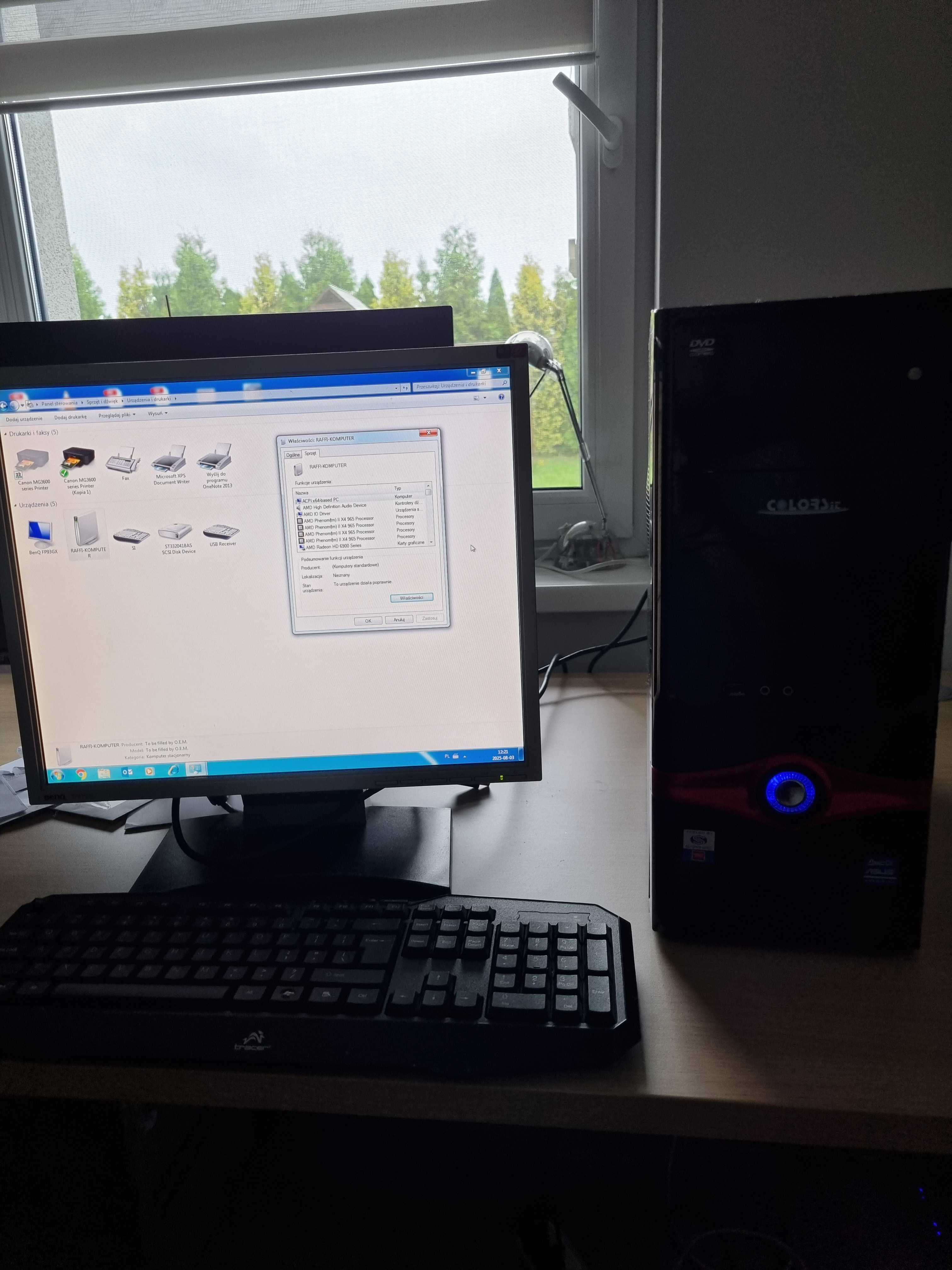 Komputer desktop AMD X4 965 + Monitor BenQ FP93GX
