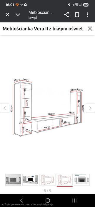 Sprzedam dwie witryny+szafka rtv