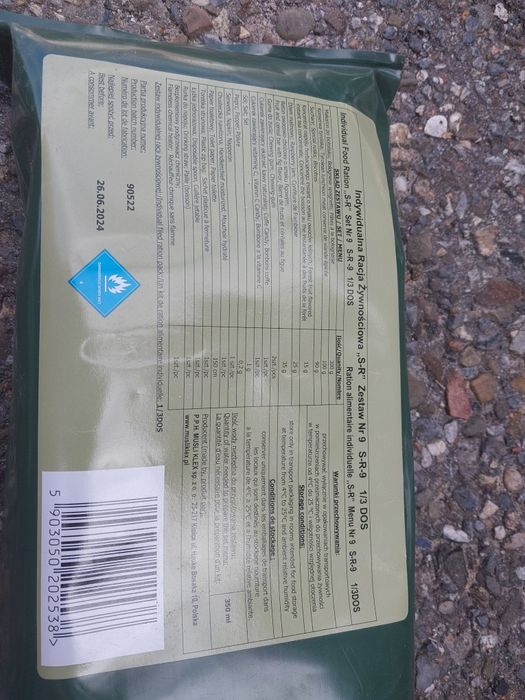 POLSKA  Racja Wojskowa S-R 1/3 DOS