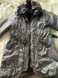 Куртка женская деми с имитацией вязки 48.