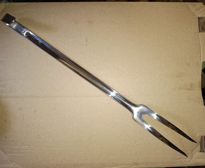 PRL. Gerlach duży widelec do mięsa.