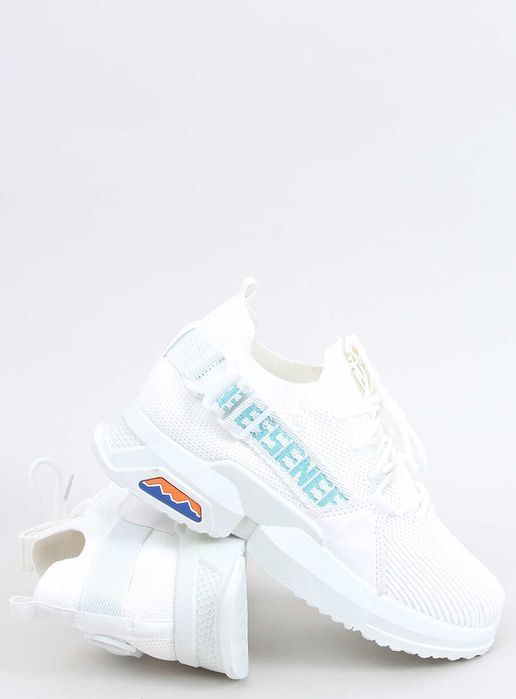 Buty Sportowe Skarpetkowe Hiral White