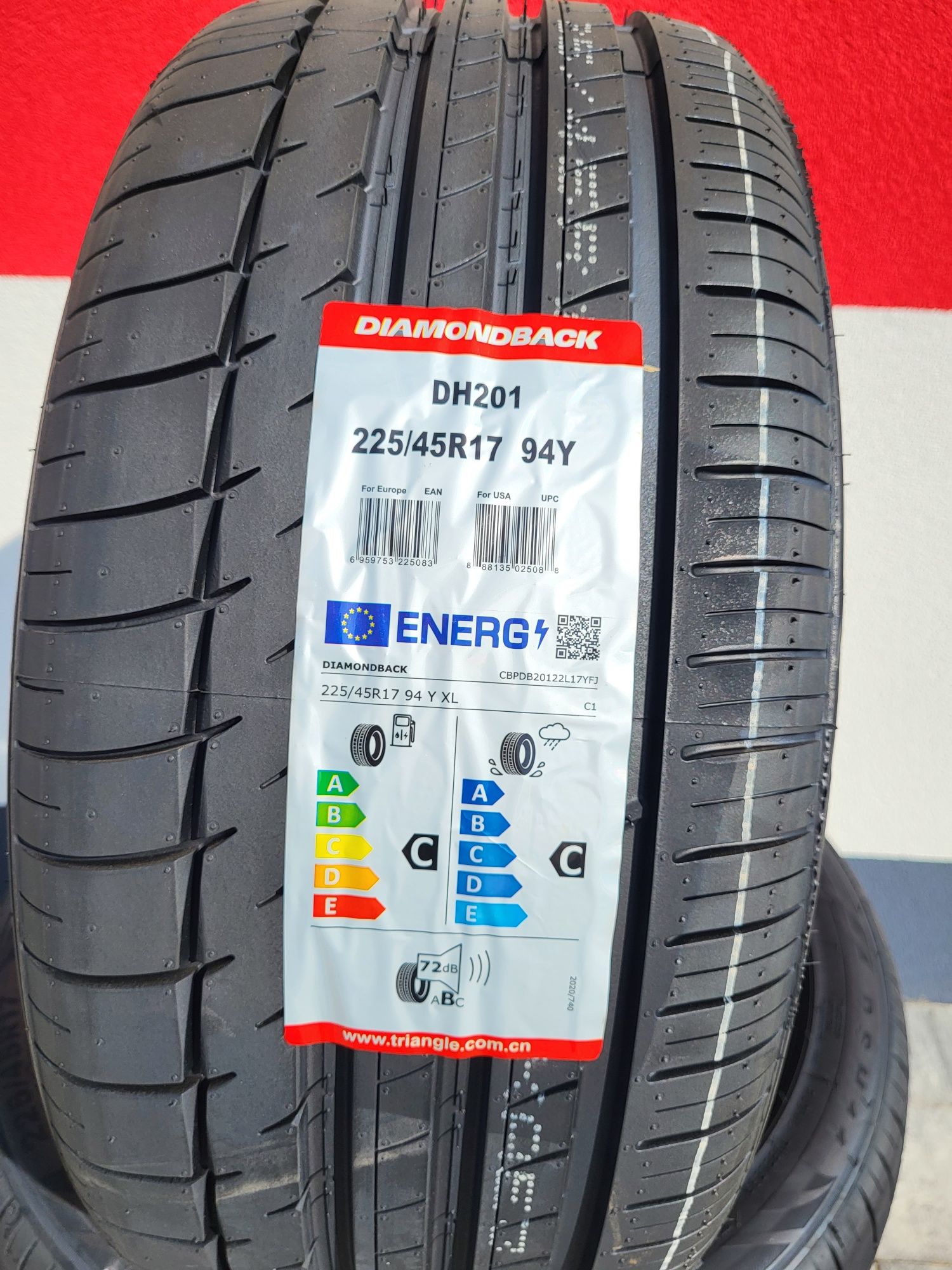 Opony letnie 225/45R17 94Y  XL Diamondback DH 201 Montaż! 2023rok!