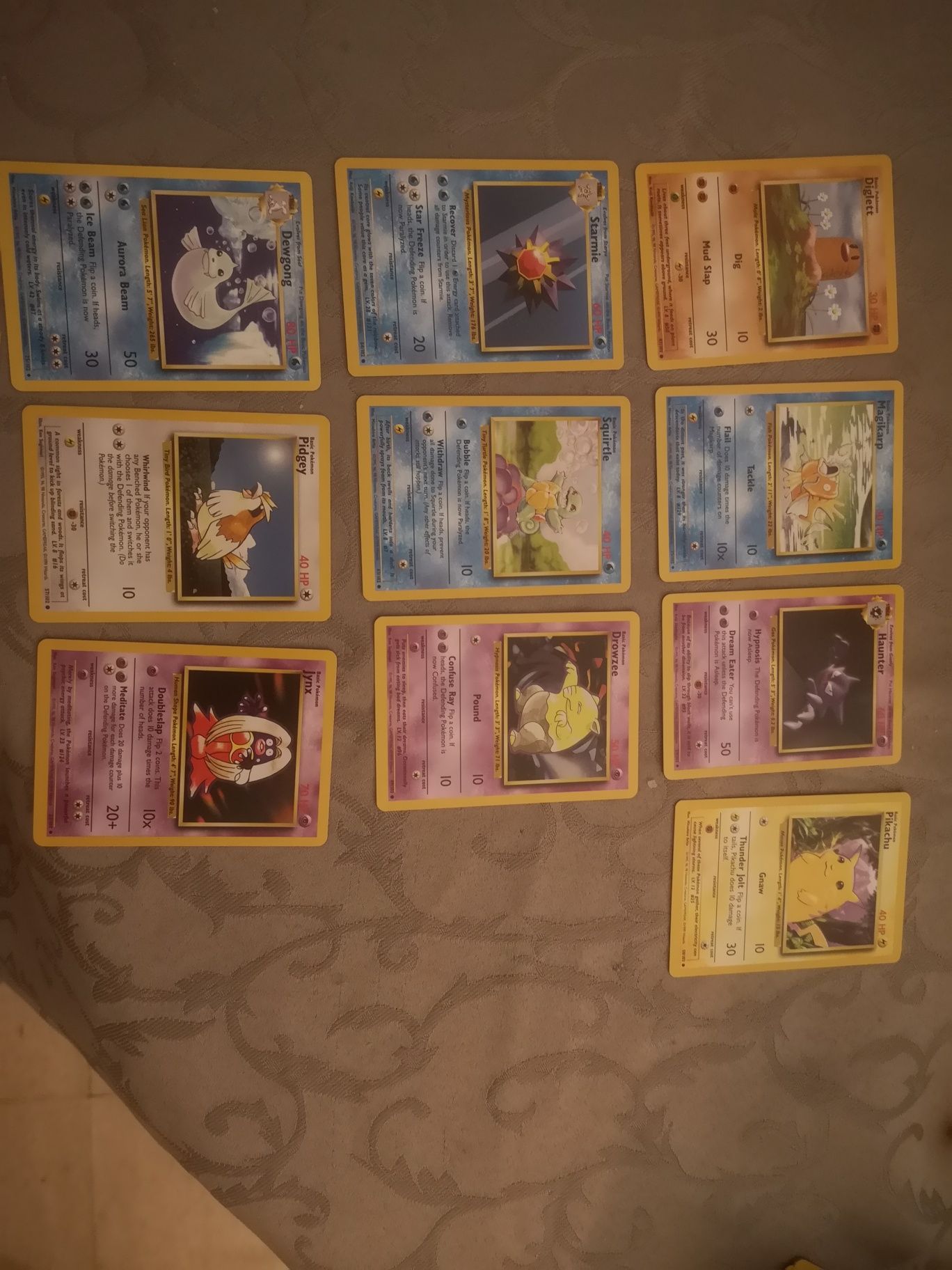 Pokemon Cartas Base Set Unlimited (inglês)