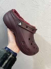 Оригінал ! Крокси/Шльопанці Crocs Classic Platform Lined Clog