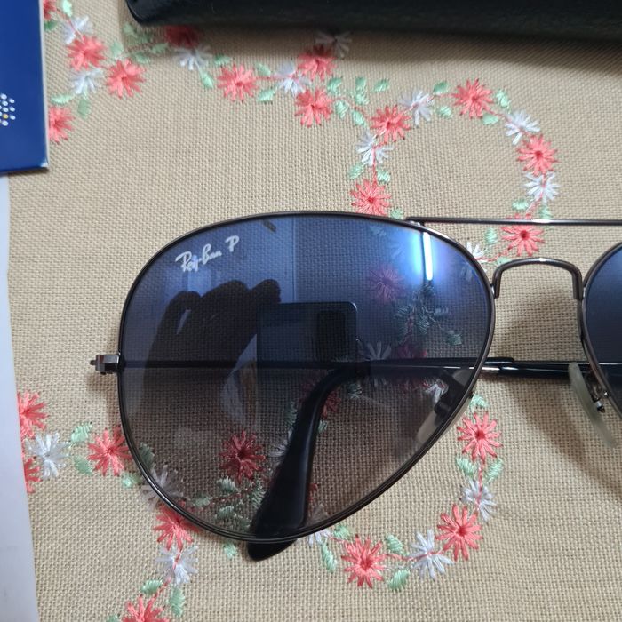 Oculos ray ban aviator polarized 62mm