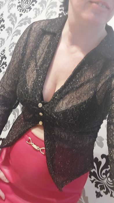 Bluzka z koronki Zara